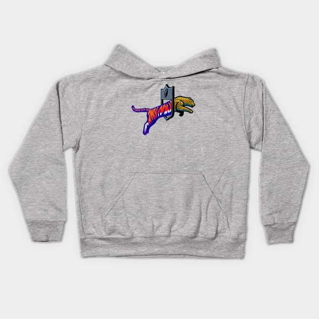 Trevor Lawrence and Travis Etienne Kids Hoodie by jordan5L